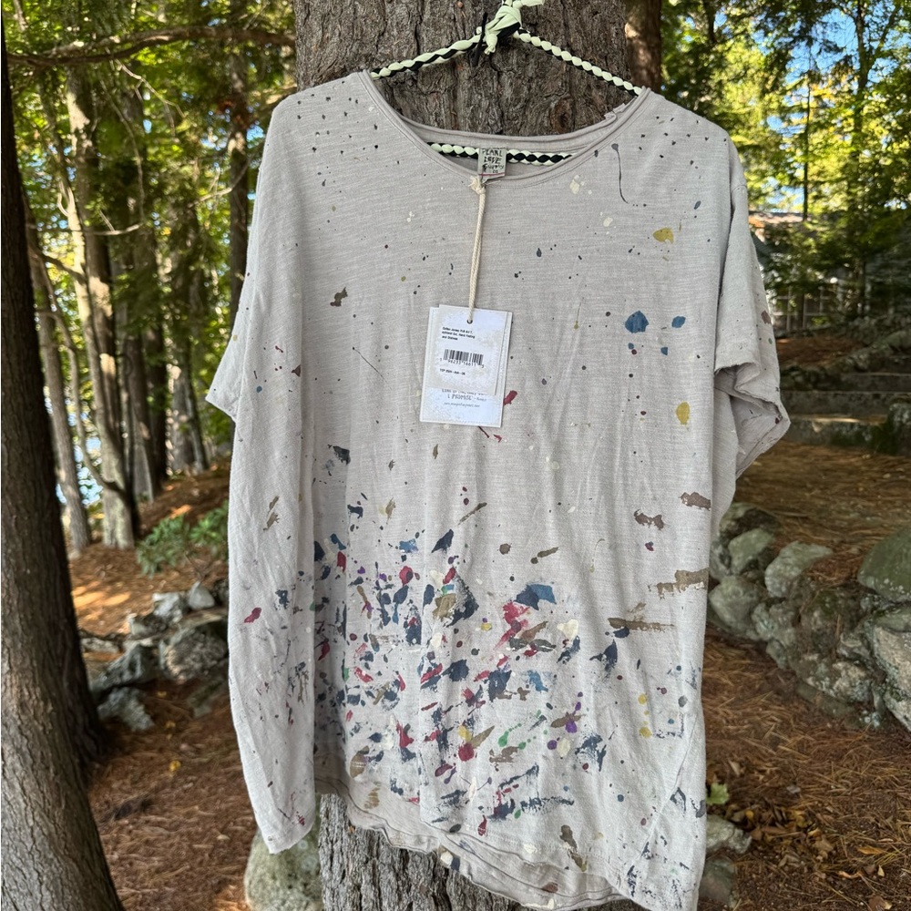 Magnolia Pearl PJB Art Tee Ash NWT